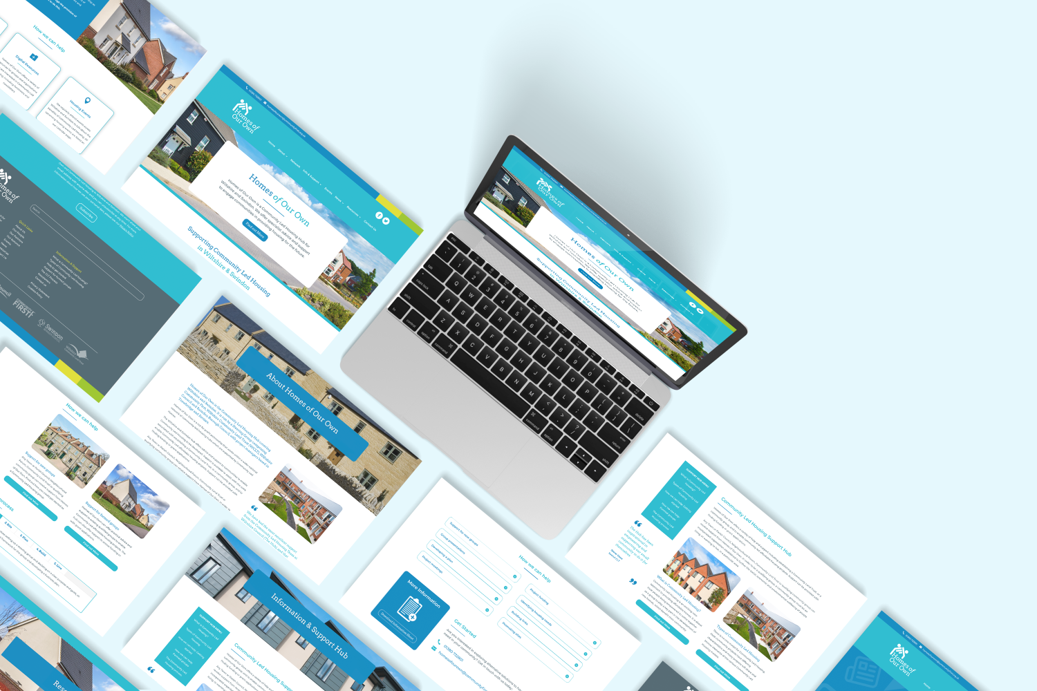 Homes of Our Own Website Design | LittleBird